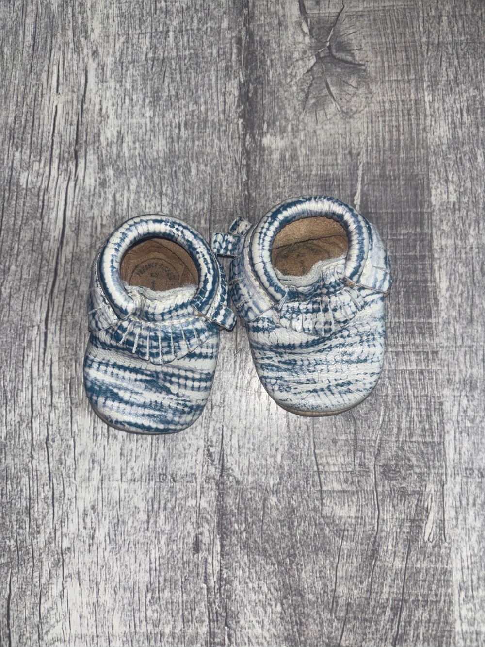 Freshly Picked Indigo Tie Dye Moccasins